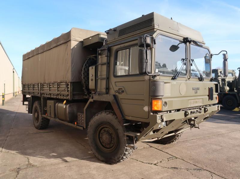Ex Army MAN HX60 18.330 4x4 Drop Side Cargo Truck Ex Army MAN HX60 18.330 4x4 Drop Side Cargo Truck